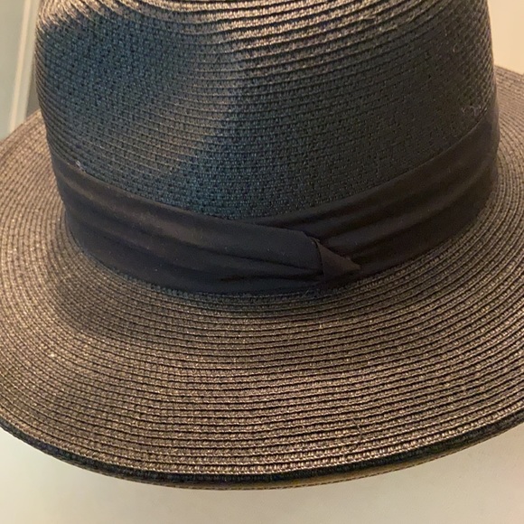Furtalk Hat . Black. Size L. New. Vacation Straw Hat. - Picture 3 of 6